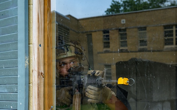 Indiana National Guard Soldiers conduct simulated mission through Combat Readiness Exercise 2026