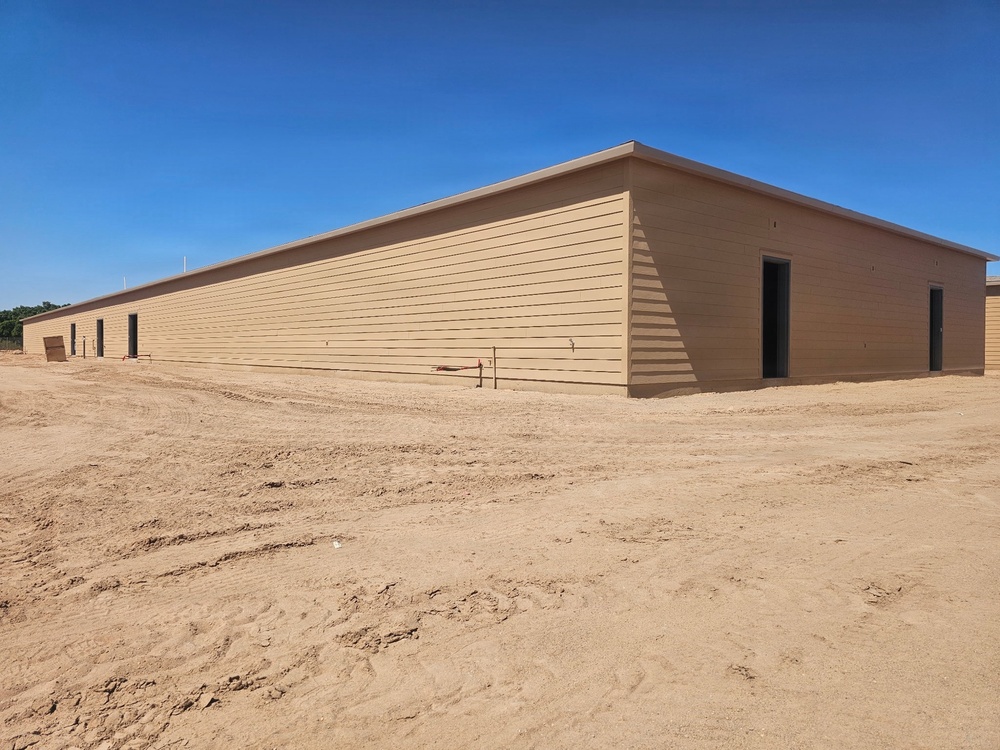 MCAS Yuma UDP Barracks Ribbon Cutting Ceremony [Barracks exterior]