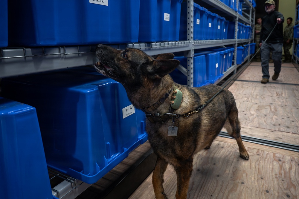 341st SFS K-9 team enhances explosive detection readiness with interagency partners