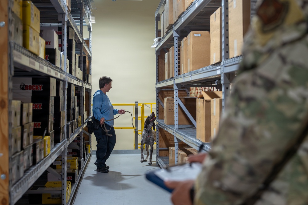 341st SFS K-9 team enhances explosive detection readiness with interagency partners