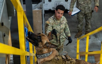 341st SFS K-9 team enhances explosive detection readiness with interagency partners