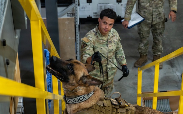 341st SFS K-9 team enhances explosive detection readiness with interagency partners