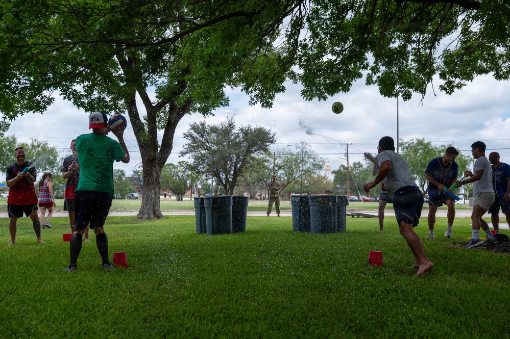 Warrior Action Team hosts Summertime Backyard Games