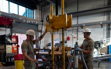 Supporting the mission from the ground up: 165th Maintenance Squadron performs routine AGE inspections