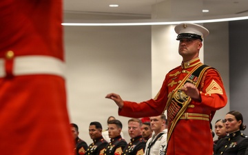 Lt. Gen. Andrew M. Niebel hosts Mr. Robert Ruark at Marine Barracks Washington's Sunset Parade