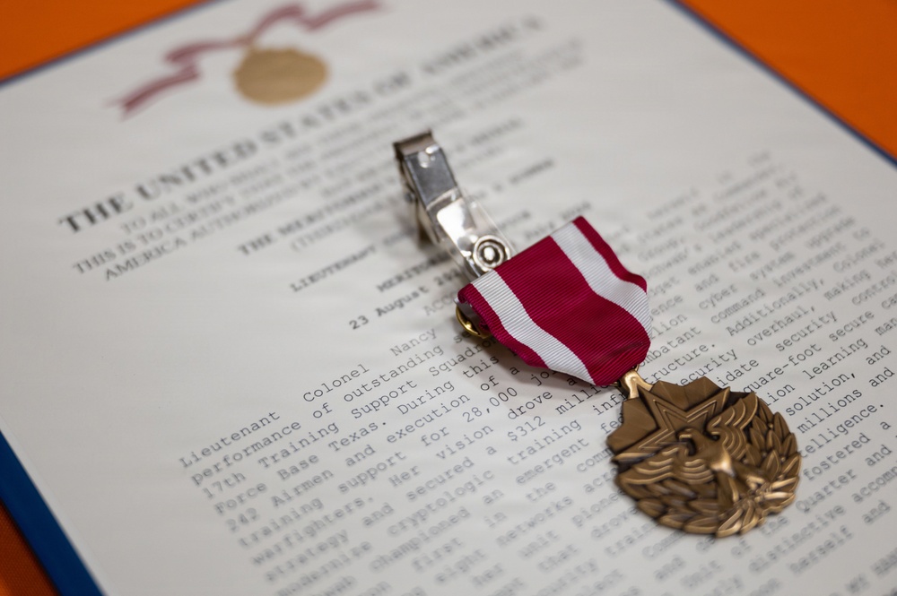 17th Training Support Squadron Change of Command Ceremony