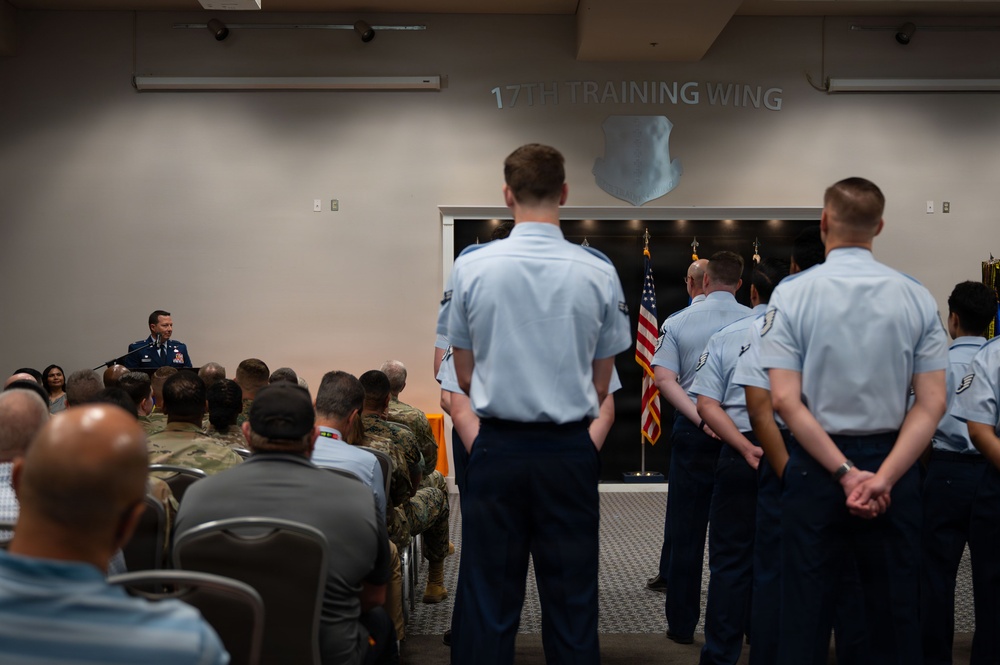 17th Training Support Squadron Change of Command Ceremony