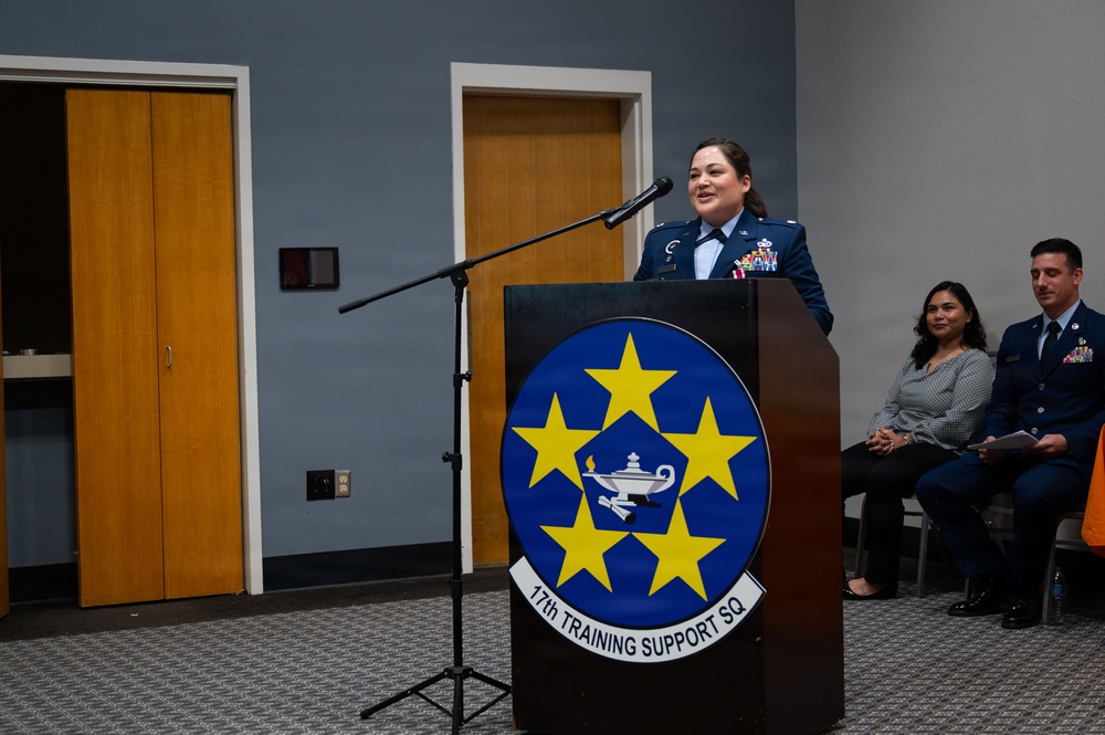 17th Training Support Squadron Change of Command Ceremony