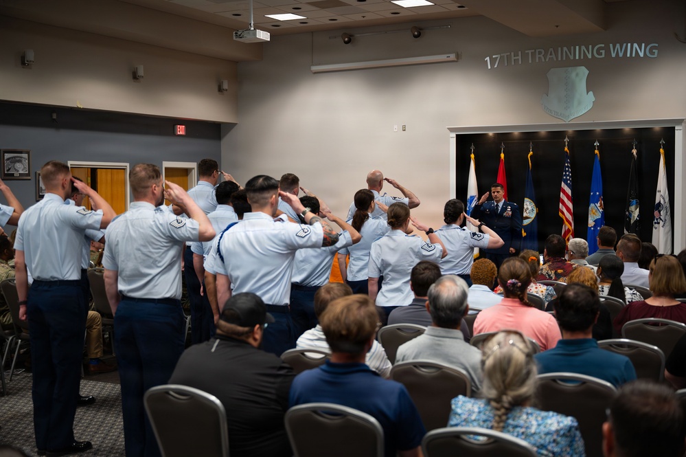 17th Training Support Squadron Change of Command Ceremony