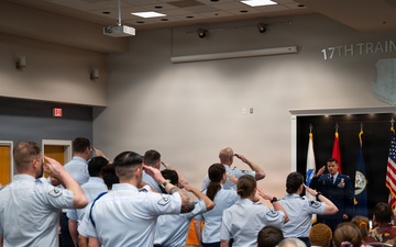 17th Training Support Squadron Change of Command Ceremony