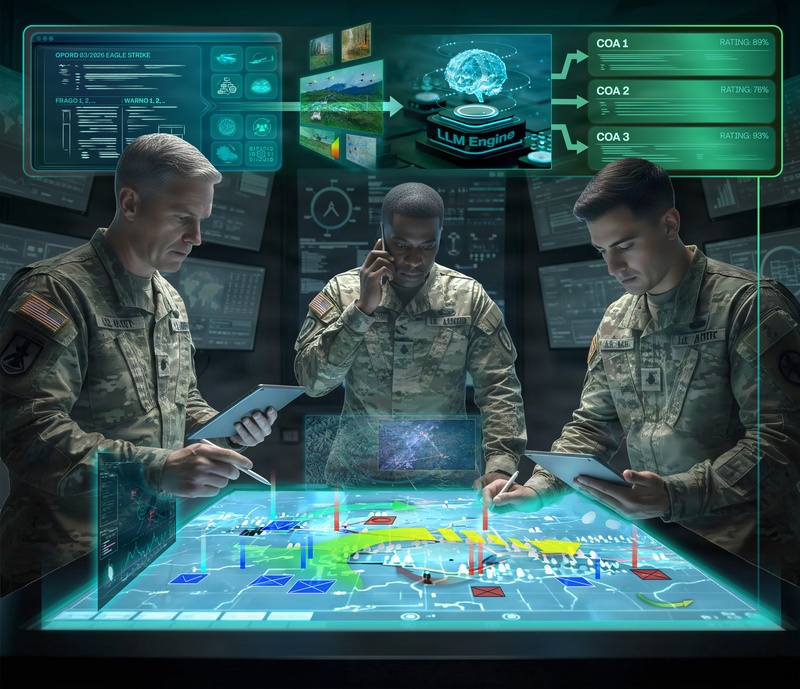 Army data researchers reshape Soldier-AI collaboration to strengthen, accelerate battlefield planning