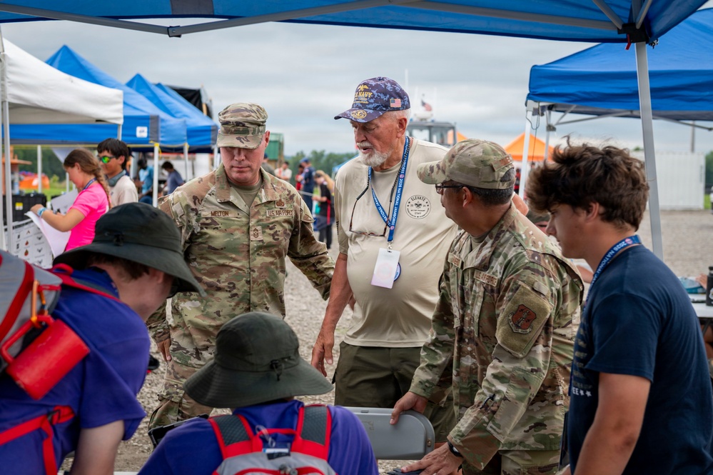 CCMSgt Melton visits Summit