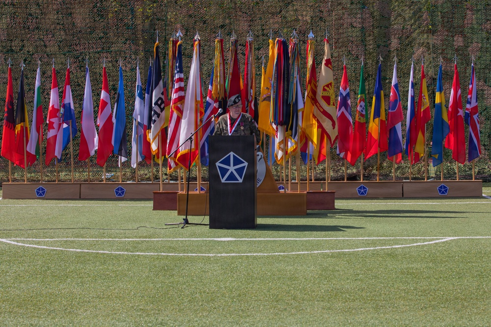 U.S. Army V Corps hosts Victory Honors Ceremony at Camp Kosciuszko, Poland