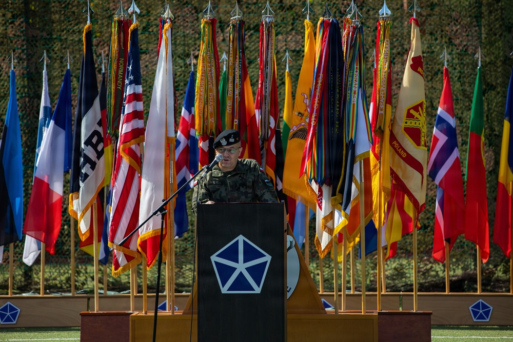 U.S. Army V Corps hosts Victory Honors Ceremony at Camp Kosciuszko, Poland