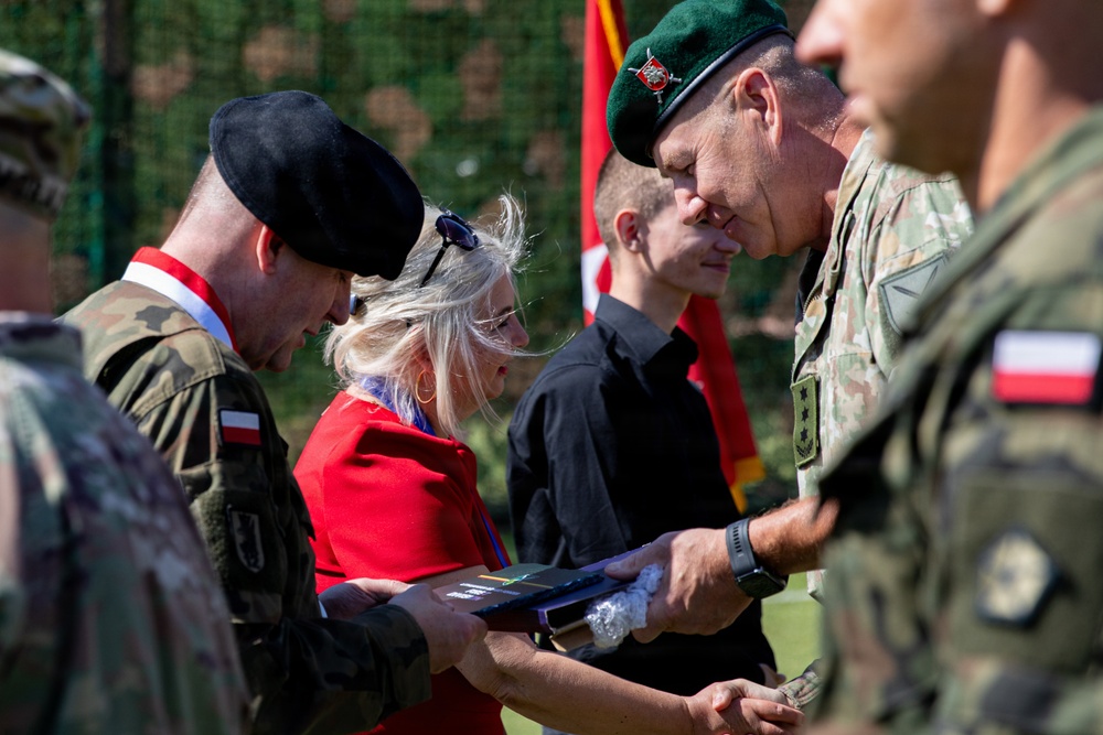 U.S. Army V Corps hosts Victory Honors Ceremony at Camp Kosciuszko, Poland