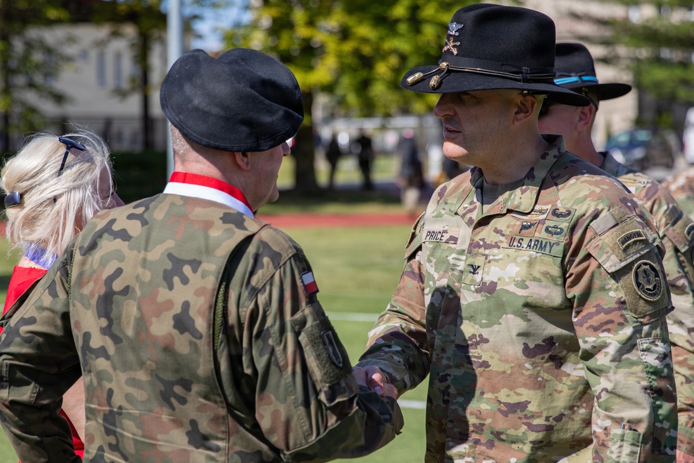 U.S. Army V Corps hosts Victory Honors Ceremony at Camp Kosciuszko, Poland