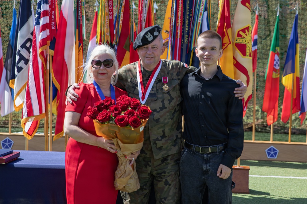 U.S. Army V Corps hosts Victory Honors Ceremony at Camp Kosciuszko, Poland