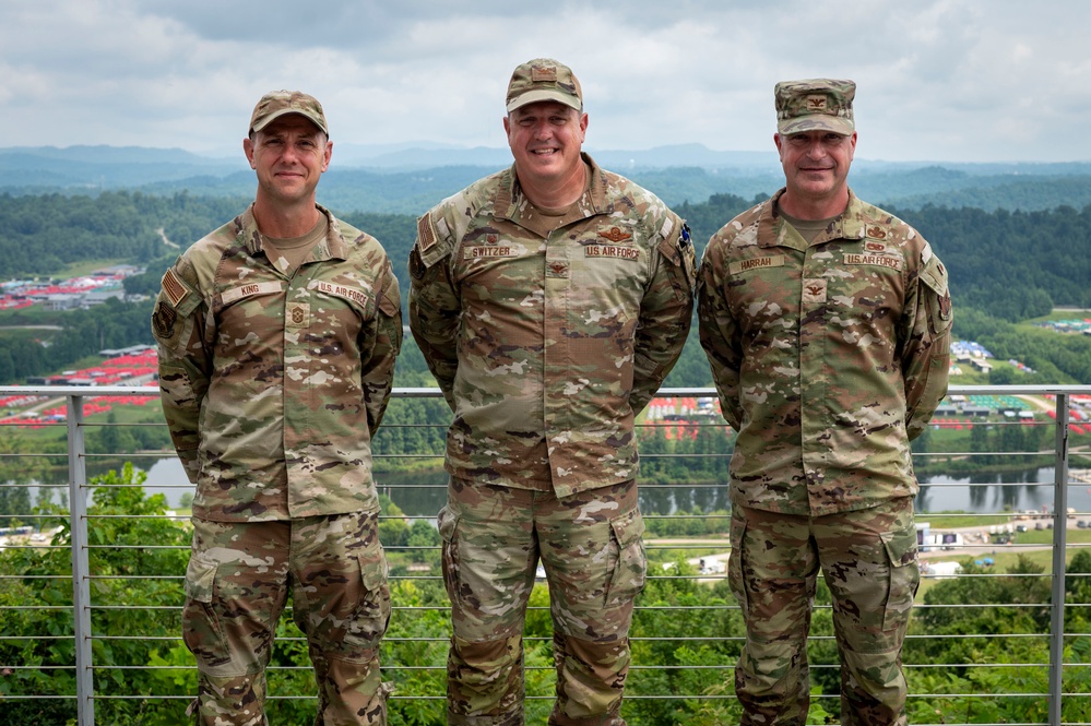 130AW leadership visits summit