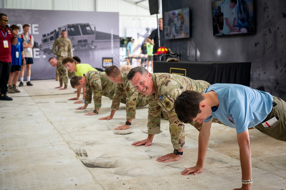 130AW leadership visits summit