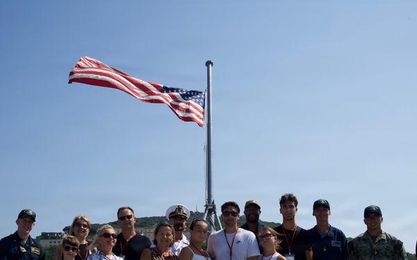 USS Mount Whitney Hosts Ship Tour in Gaeta, Italy