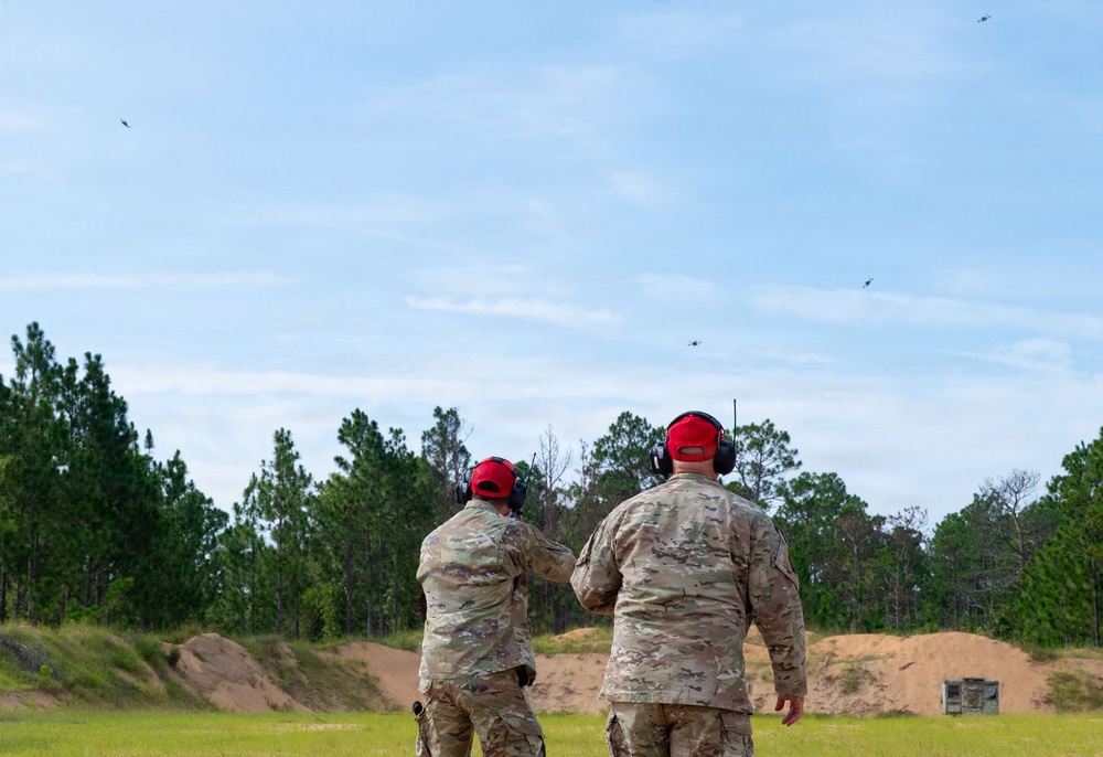 20th Fighter Wing, AFCENT Battle Lab Team Up for Counter-sUAS Exercise