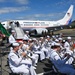 Navy Band Northwest Performs for Freedom Plane Arrival