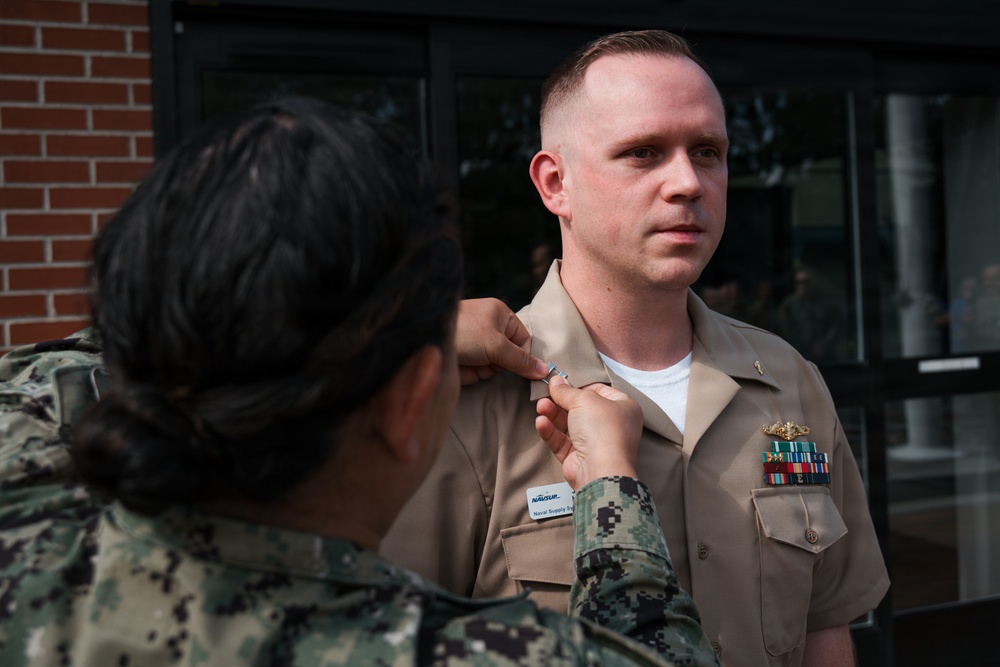 NAVSUP HQ promotion and award ceremony
