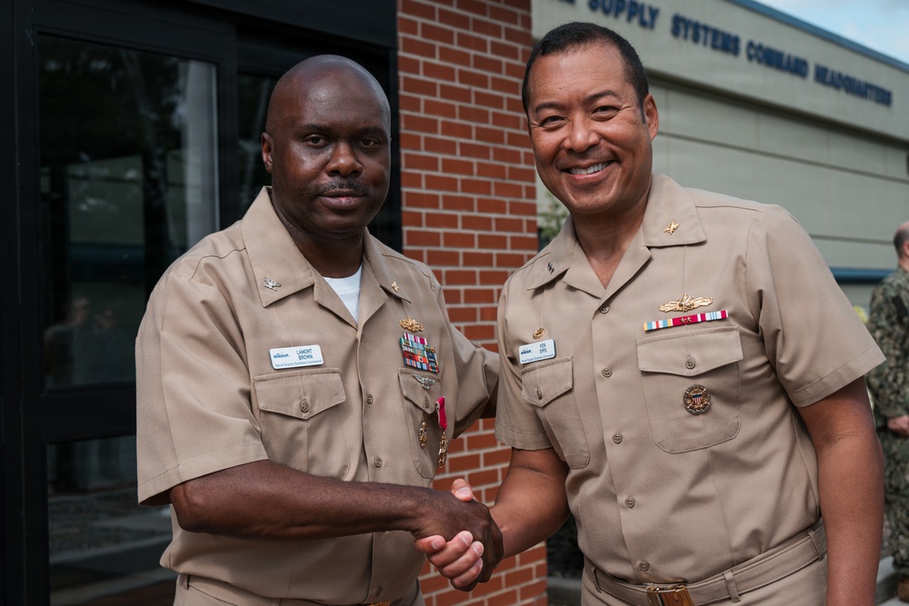 NAVSUP HQ promotion and award ceremony