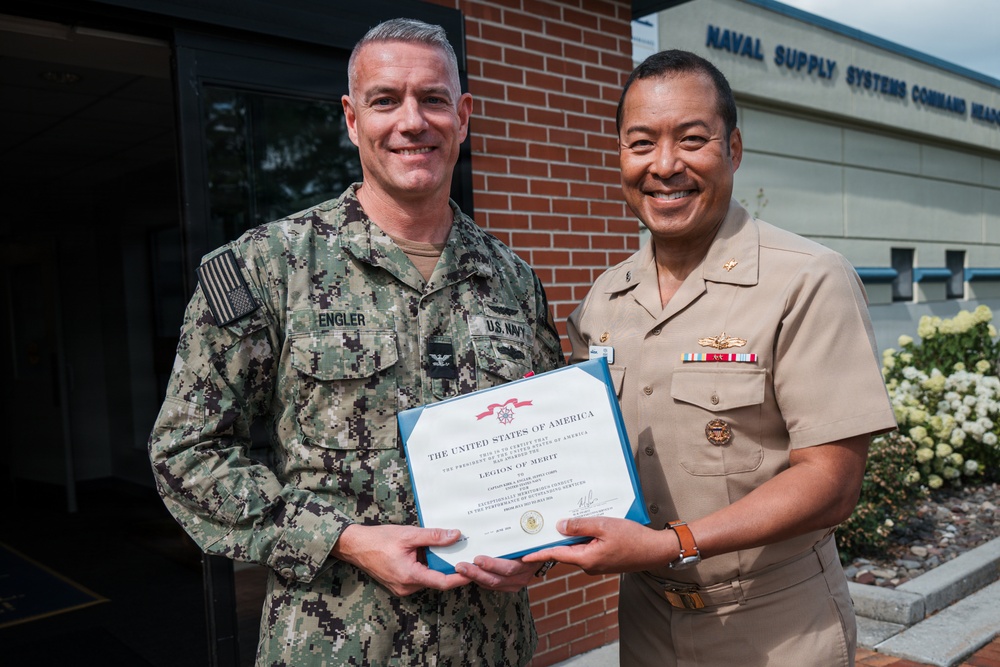 NAVSUP HQ promotion and award ceremony
