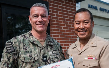 NAVSUP HQ promotion and award ceremony
