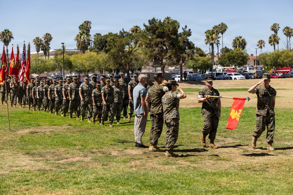 CLR-1 conducts change of command, welcoming new commander