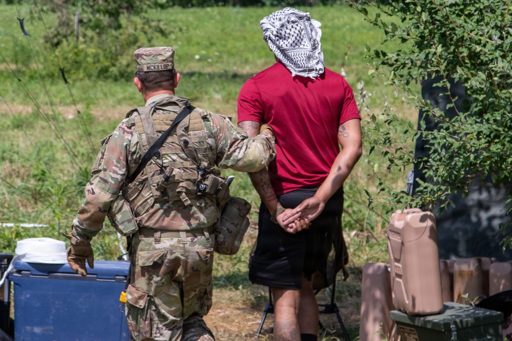 1-290th BSB simulates a protest during CRX 26-02