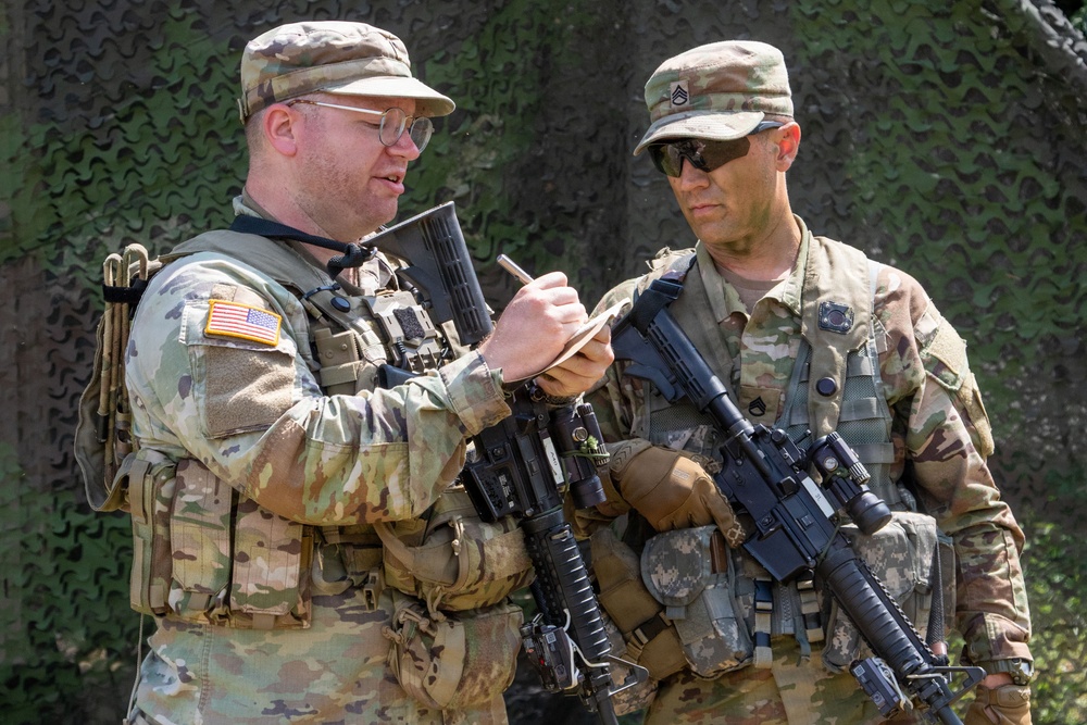 1-290th BSB simulates a protest during CRX 26-02