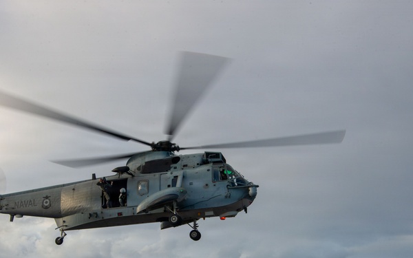 Peruvian Navy Departs USS Essex during RIMPAC 2026