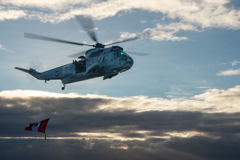 Peruvian Navy departs USS Essex during RIMPAC 2026