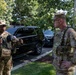 U.S. Army Chief Warrant Officer 5 Aaron Anderson and Chief Warrant Officer 5 Robert Gibson Check-in with Florida Guardsmen