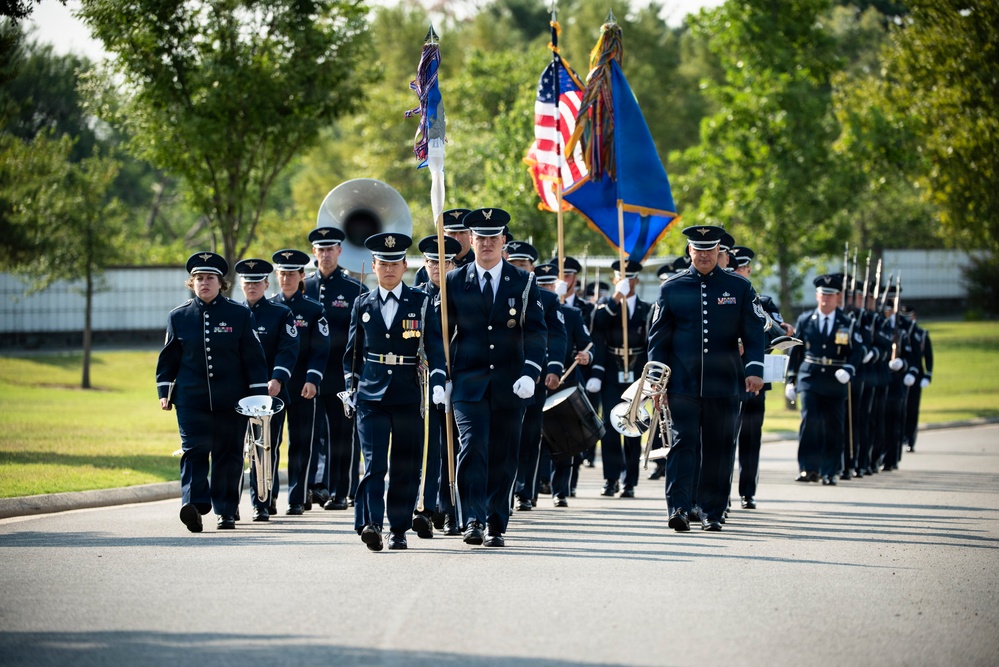 Full Military Funeral Honors with Escort are Conducted for U.S. Air Force Col. Robert Stirm in Section 57