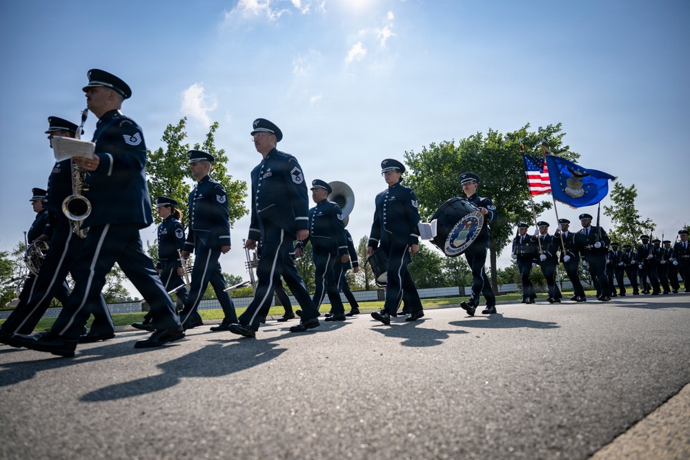 Full Military Funeral Honors with Escort are Conducted for U.S. Air Force Col. Robert Stirm in Section 57