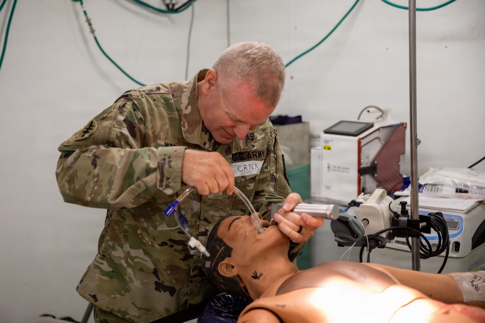 325th Field Hospital conducts medical training during Operation Bold Eagle's Exercise Global Medic 2026