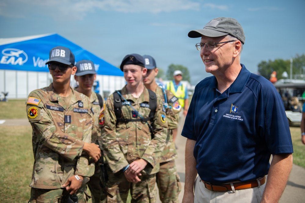 SECAF visits EAA AirVenture Oshkosh 2026