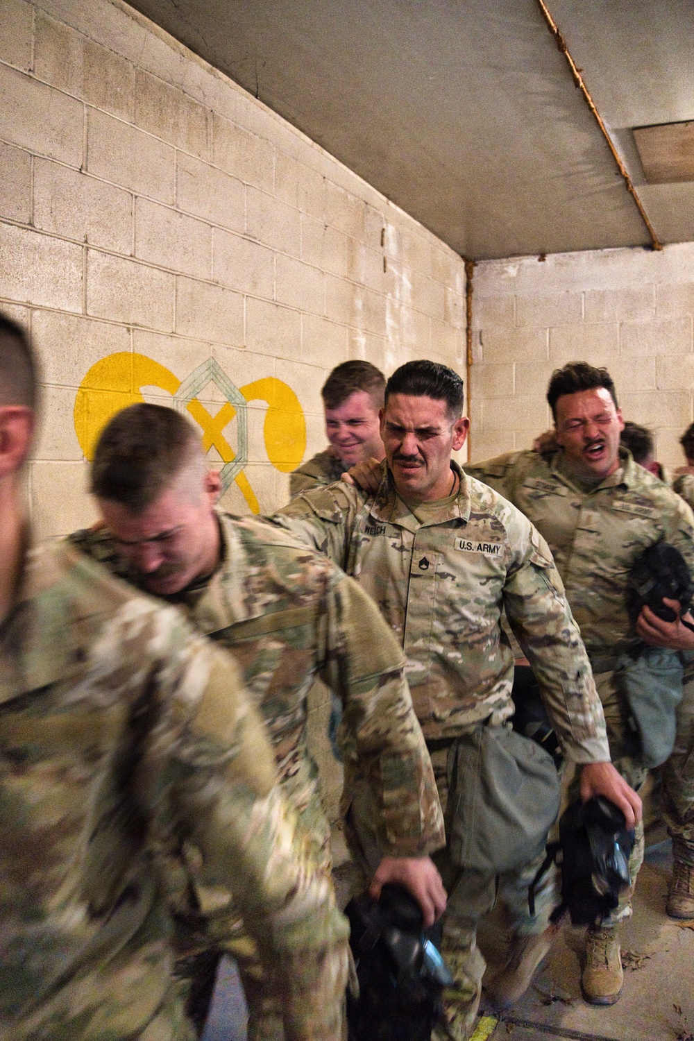 Bravo Battery, 1-623rd Field Artillery Conducts CS Gas Training at Fort Knox