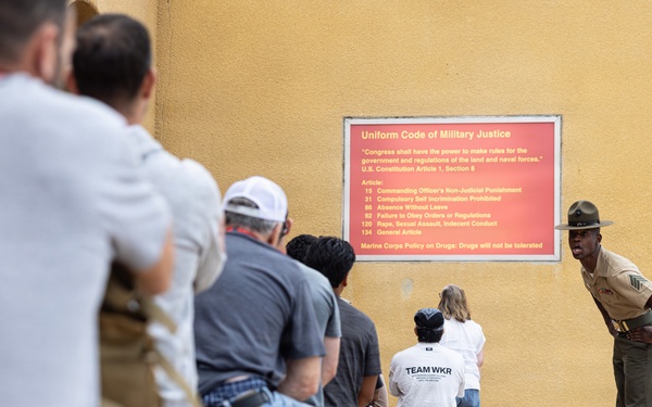 Educators and Community Influencers from across Washington, Oregon and California visit MCRD San Diego