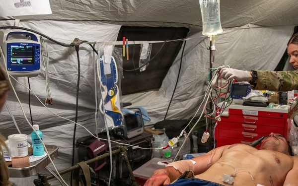 325th Field Hospital conducts medical training during Operation Bold Eagle's Exercise Global Medic 2026