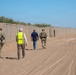 36th Engineer Battalion Leadership observe HESCO barriers