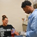 Naval Hospital Pensacola Corpsmen Perform Venipunctures at the Laboratory