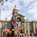 Marine Corps Mounted Color Guard participates in Cheyenne Frontier Days 2026