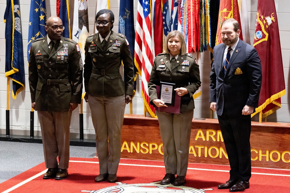 310th ESC unit and Warrant Officer recognized at Transportation Corps ceremony