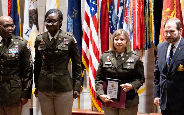 310th ESC unit and Warrant Officer recognized at Transportation Corps ceremony