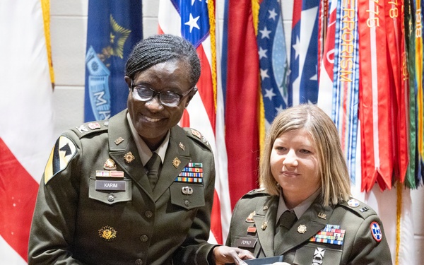 310th ESC unit and Warrant Officer recognized at Transportation Corps ceremony