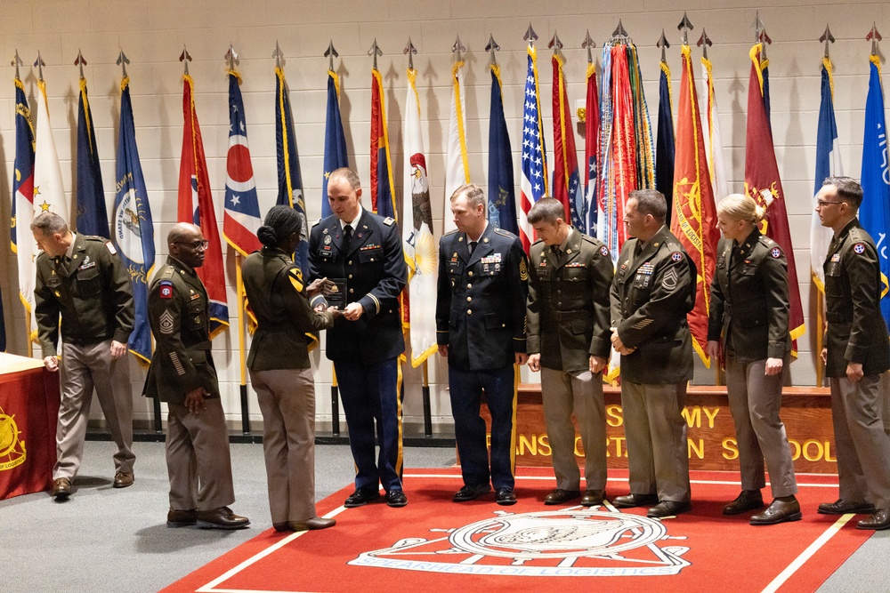 310th ESC unit and Warrant Officer recognized at Transportation Corps ceremony